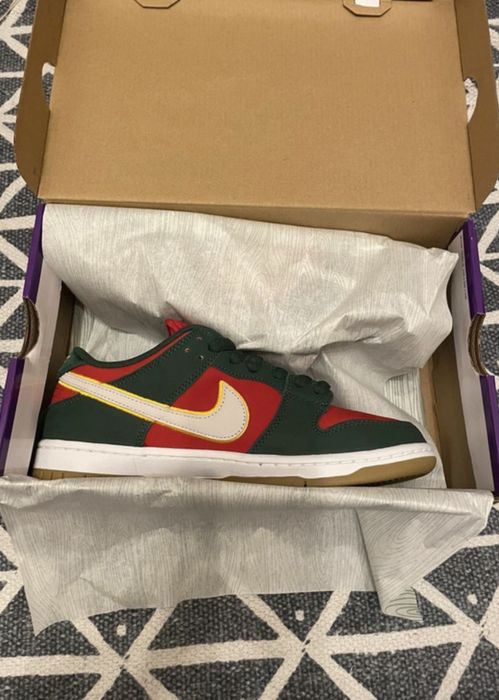 Nike SB Dunk Low Pro PRM "Seattle Supersonics"