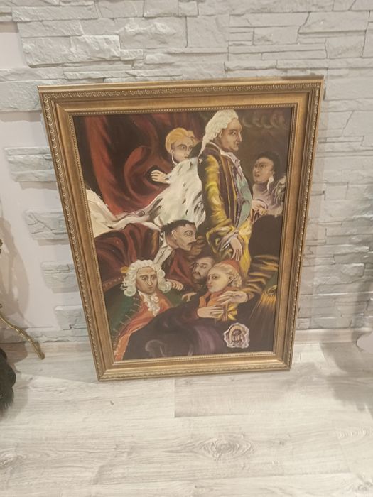 Obraz olejny duży