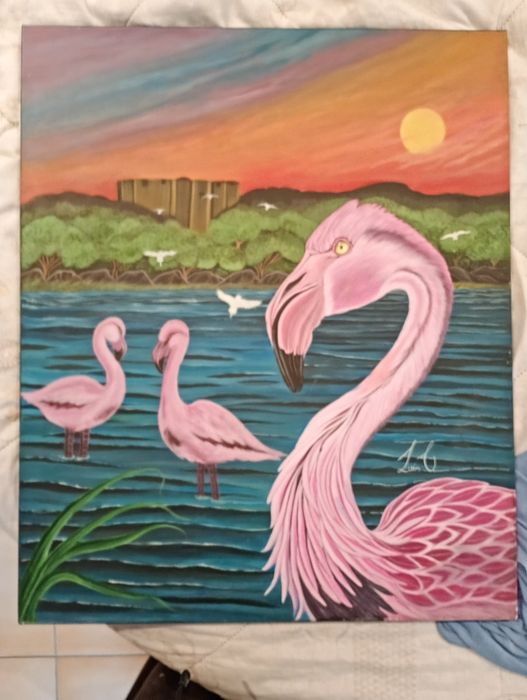 Pinturas em acrilico sobre tela