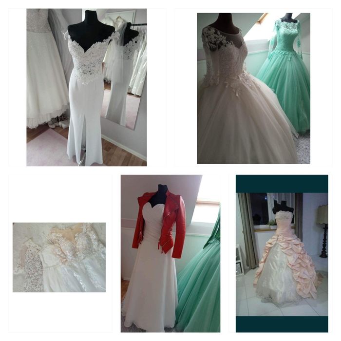 Suknie ślubne w odcieniach