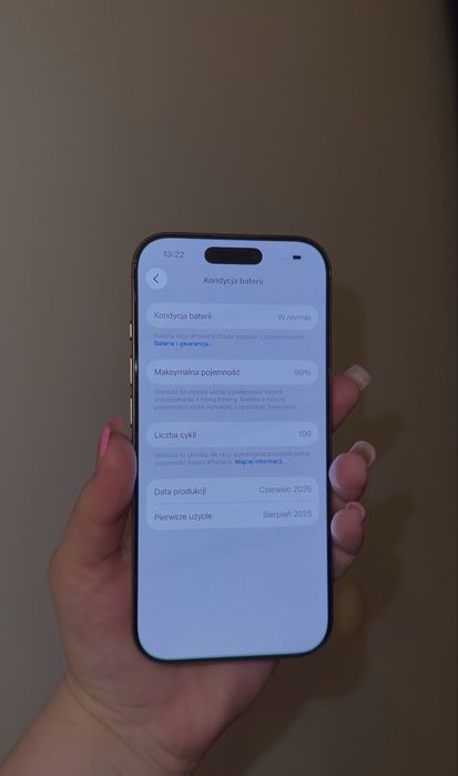 Iphone 16 pro 128 gb stan idelany