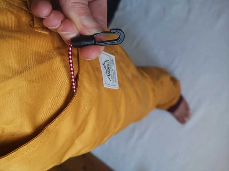 Spodnie snowboardowe Vans żółte 38 M na snowboard zimowe sportowe