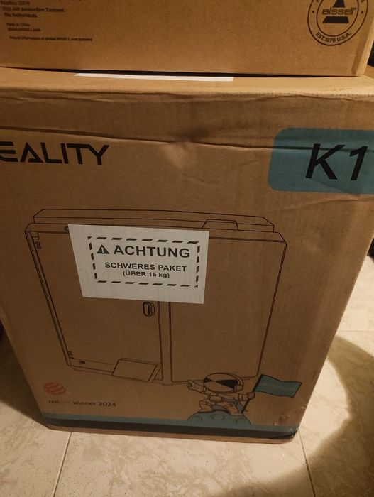 Creality k1 nova na caixa