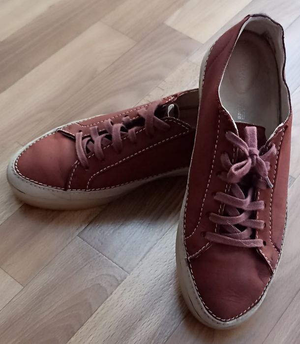 Кеди шкіряні на поліерітоновій подошві