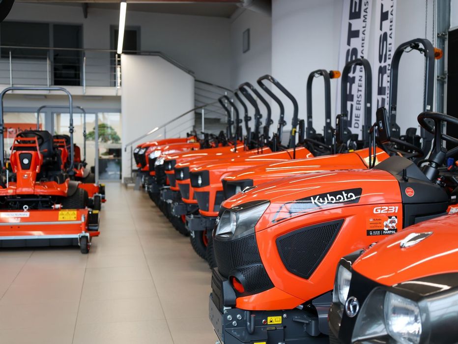 KUBOTA G261HD, 640L profesjonalna kosiarka komunalna RATY 0%