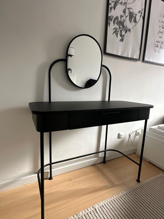 Tocador / secretária preto IKEA
