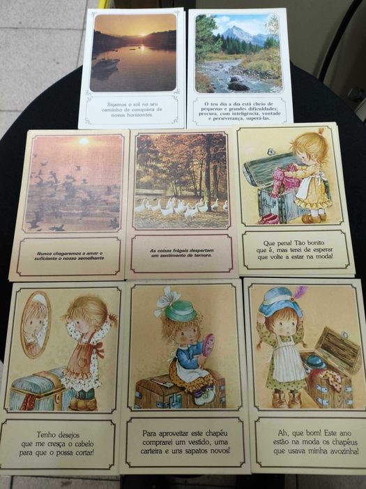 Varios postais vintage coleçoes