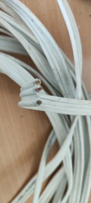 Kable elektryczne po budowie