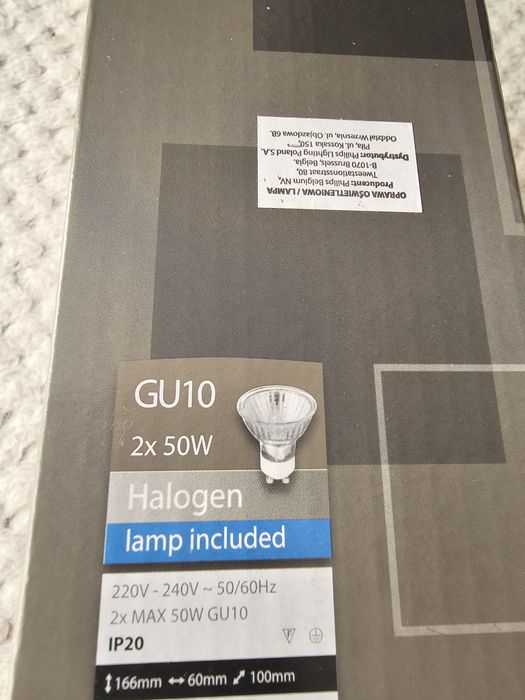 Kinkiet inox Philips dwustronny gu10