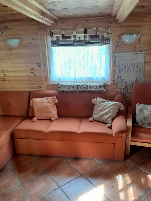 Wynajem Radzyń Sława  domek nad jeziorem Leśna Chatka 8-11 osób