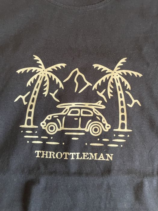 T-shirt azul escuro homem xs throttleman