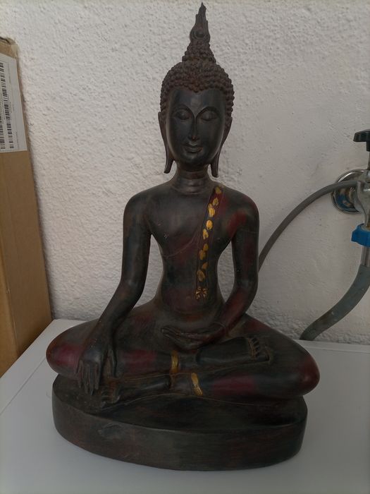 Estátua Buda Siddhartha Gautama de bronze