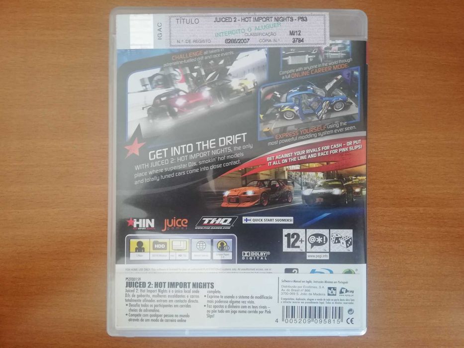 Juiced 2: Hot Pursuit Nights [PS3] - Completo