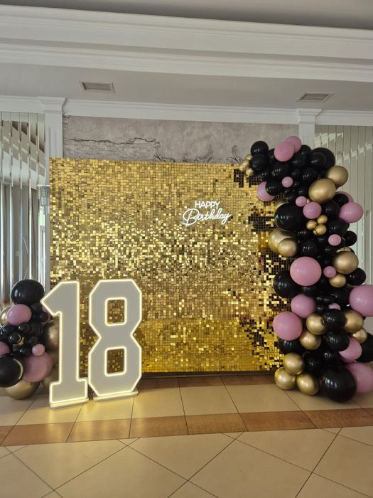 Cyfry LED 1, 8, 18, 40, 50, 60