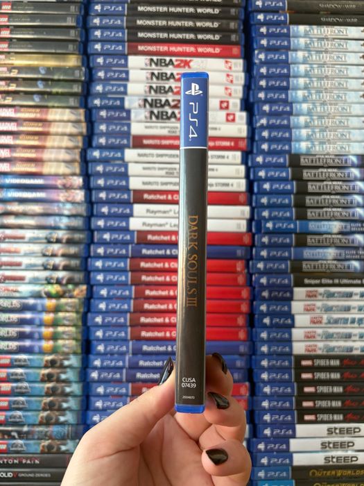 Гра Dark Souls 3 на ps4, диск з грою на пс 4, ліцензія
