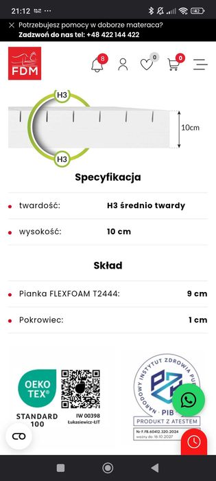 Materac dla dziecka