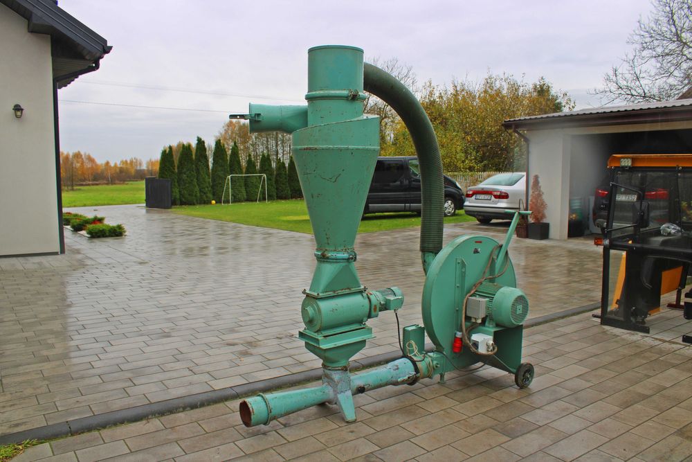 Dmuchawa do zboża 7,5 kW Duża Dmuchawa ssąco tłocząca KOMPLET RURY