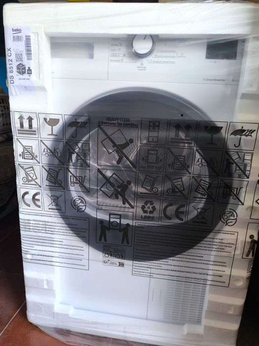 Máquina de secar roupa Beko DS 8512 CX -ARTIGO NOVO CAIXA SELADA
