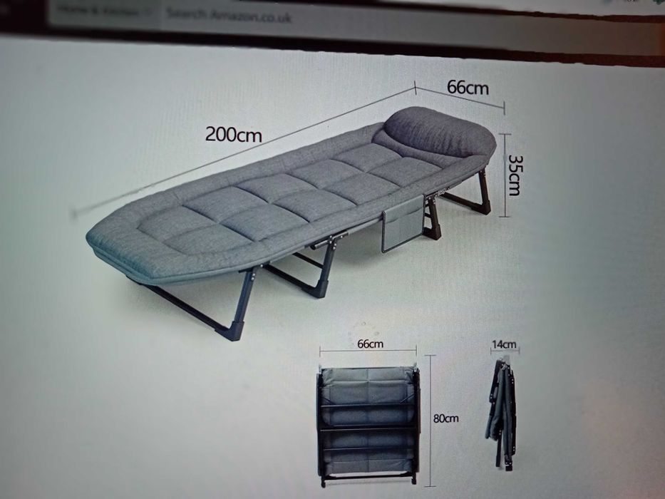 Cama single desdobravel 66×200cm NOVA