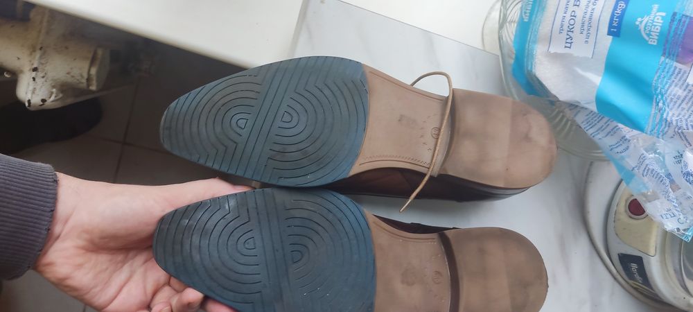 Туфли кожаные новые 43-43.5 размер