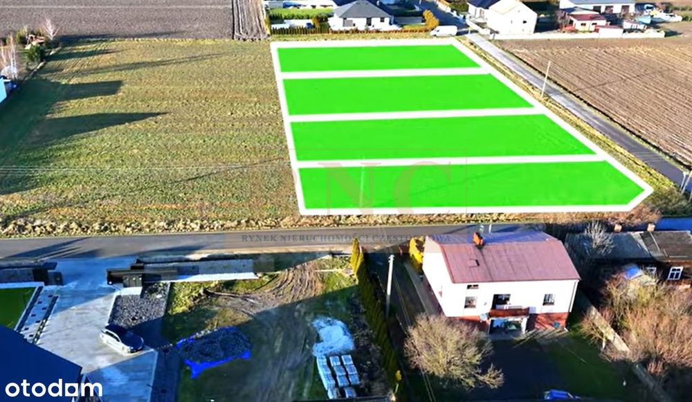 Szerokość 20-25m | Waleńczów | Powierzchnia ok. 1010 m2