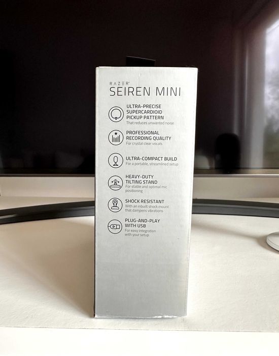 Microfone - Razer Seiren Mini Mercury