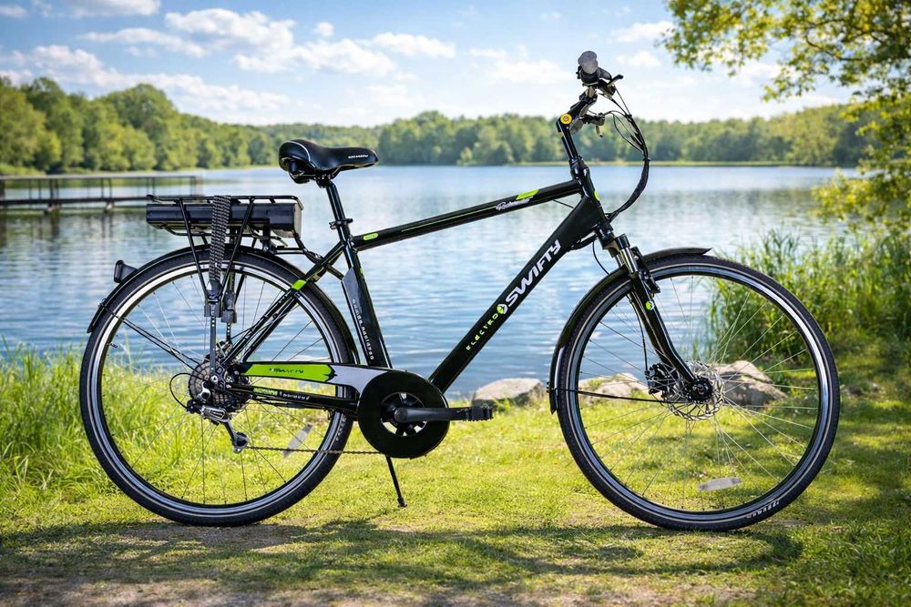 Rower elektryczny męski 28” 250W | Nowy | Zasięg do 50 km | Gwarancja