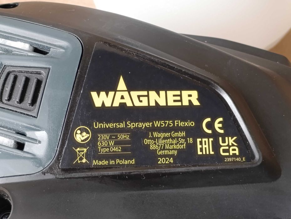Pistolet do malowania natryskowego WAGNER Flexio W575 moc 630W