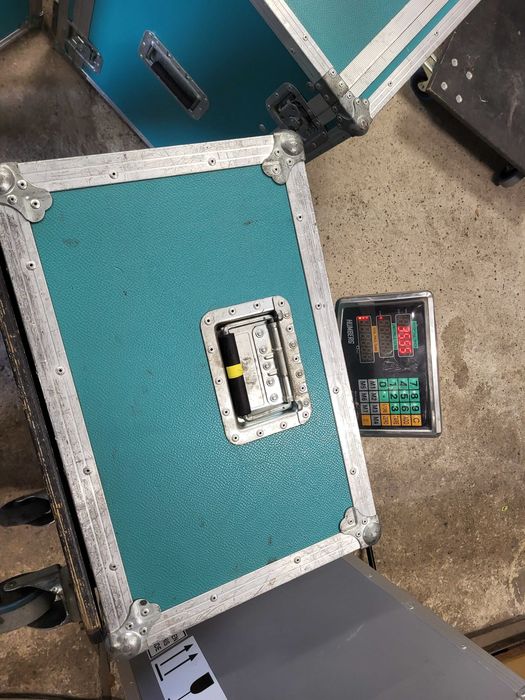 RACK 6U Shockmount  2x szyna (40cm / 50 do klapy) koła // FAKTURA 23%