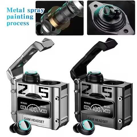 Fones sem fio, touch, Display LED