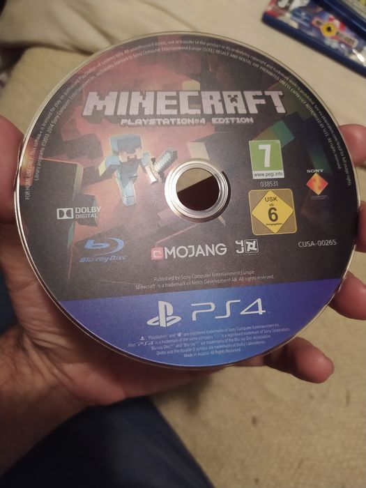 Minecraft PlayStation 4 edition somente disco - portes envio incluídos no preço