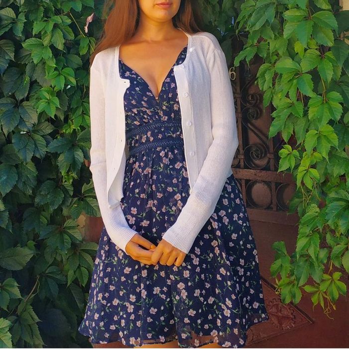 Білий укорочений кардиган широкий для вагітних Розмір єдиний Новий