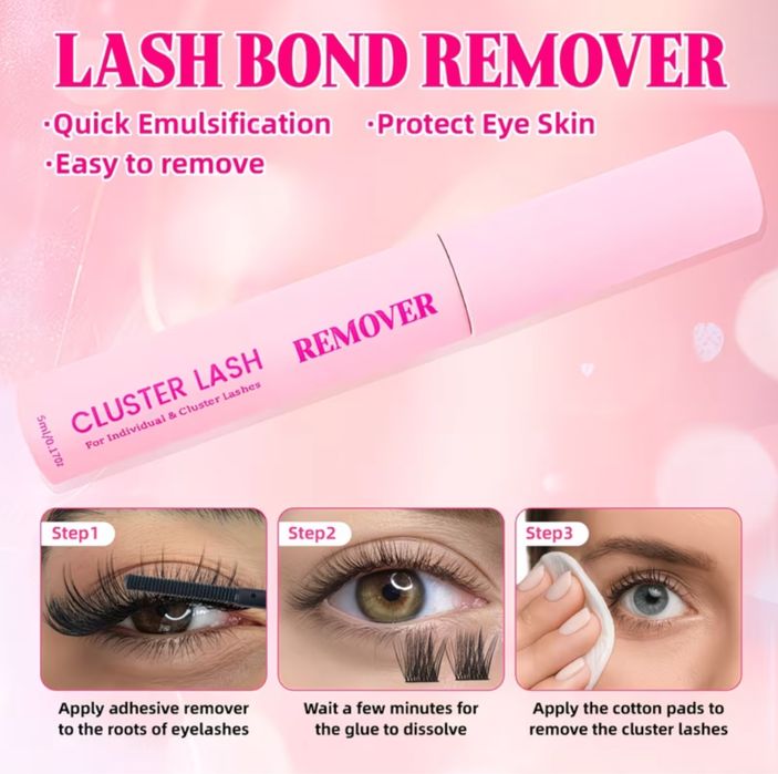 Пучкові вії, накладні вії, набір для самостійного нарощення вій