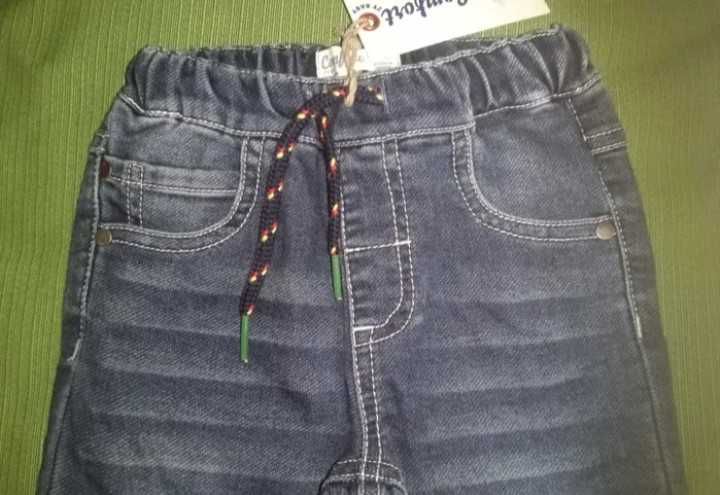 Calça ganga bebé nova