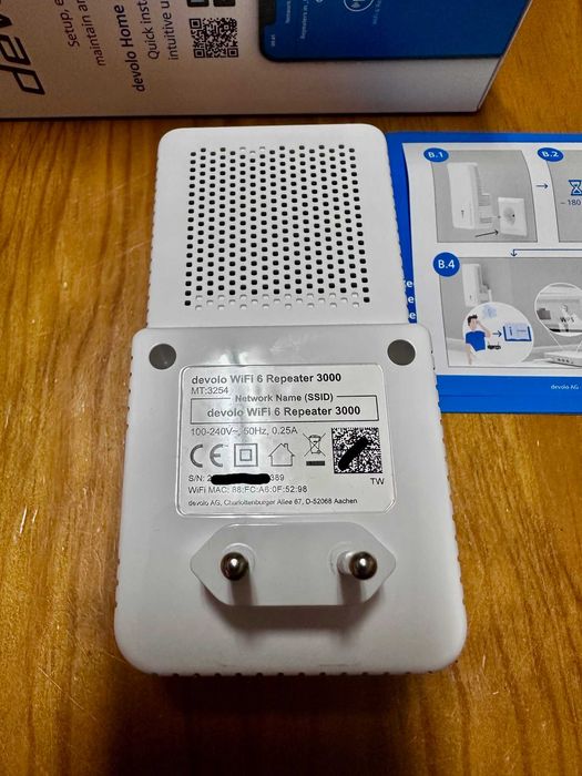 Devolo WiFi 6 Repeater 3000, como novo