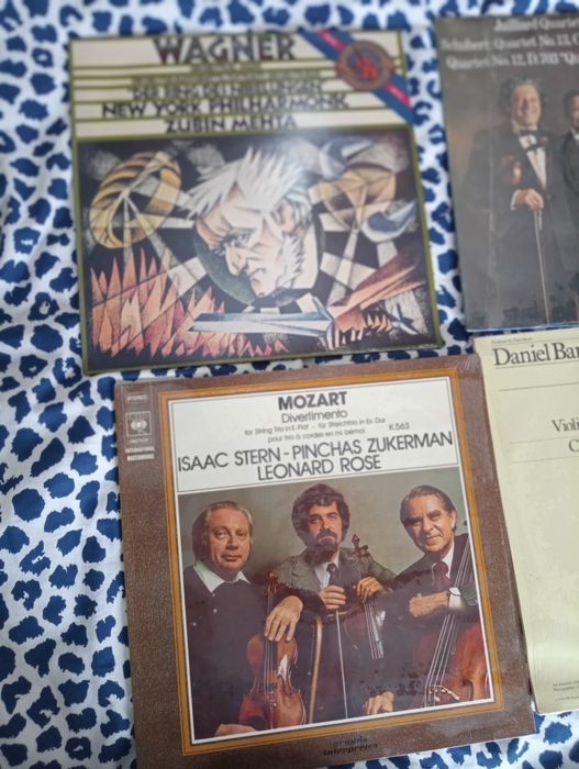 5 discos de vinil musica clássica 	Selo 	CBS Records Masterworks