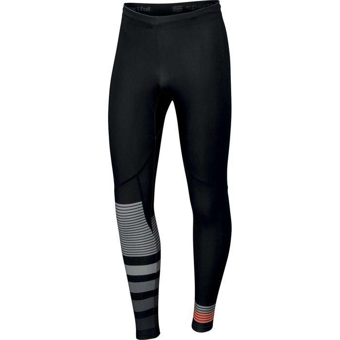 spodnie do biegania Sportful Xcountry Squadra Tight Black/szary r. L