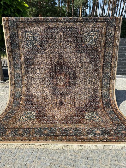 Dywan kaszmirowy r.tkany perski Indo Bidjar 340x250 galeria 25 tyś