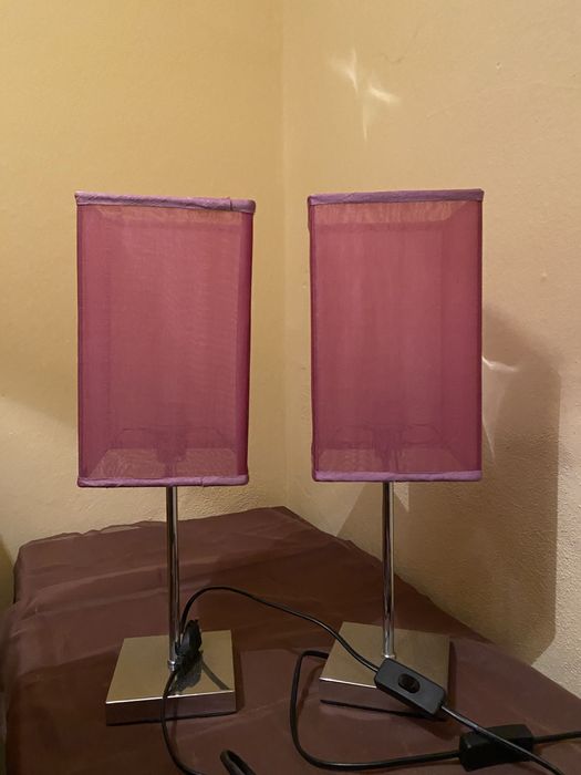 Candeeiros praticos rosa velho