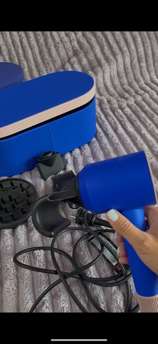 Фен Dyson HD16 Supersonic Nural Ceramic Vinca Blue/Topaz Синій