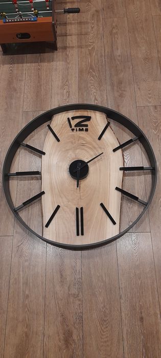 Zegar ścienny DREWNIANY LOFT 75cm