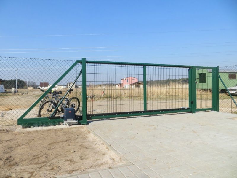 Brama przesuwna 4mx1,5m Ocynkownia i malowana proszkowo SOLIDNA