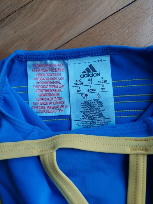 Strój kąpielowy r.92 adidas dla dziewczynki
