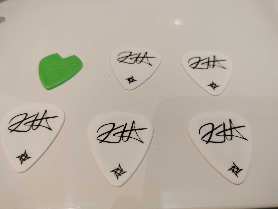 Palhetas do Kirk Hammett dos Metallica