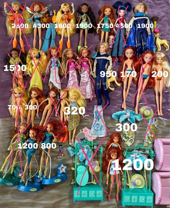 Ляльки Вінкс Winx Mattel