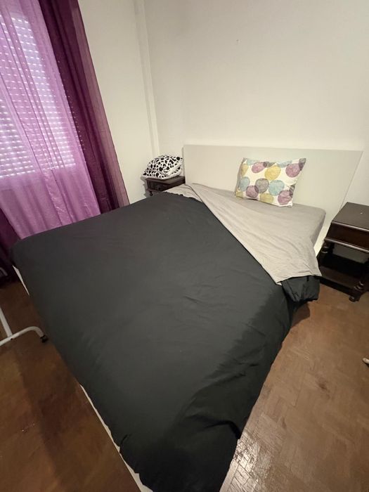 Cama IKEA MALM 160x200 + colchão VALEVAG