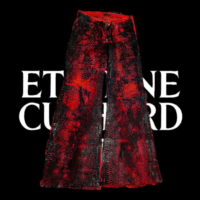 ETIENNE CUSHARD flared baggy jeans pants штаны клёш kai angel viperr