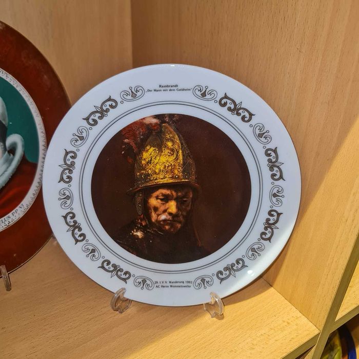 Prato Decorativo Porcelana – Rembrandt | “Der Mann mit dem Goldhelm”