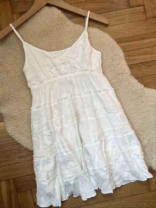 Nowa sukienka letnia babydoll / 100% bawełna / M&S / r. 122-128
