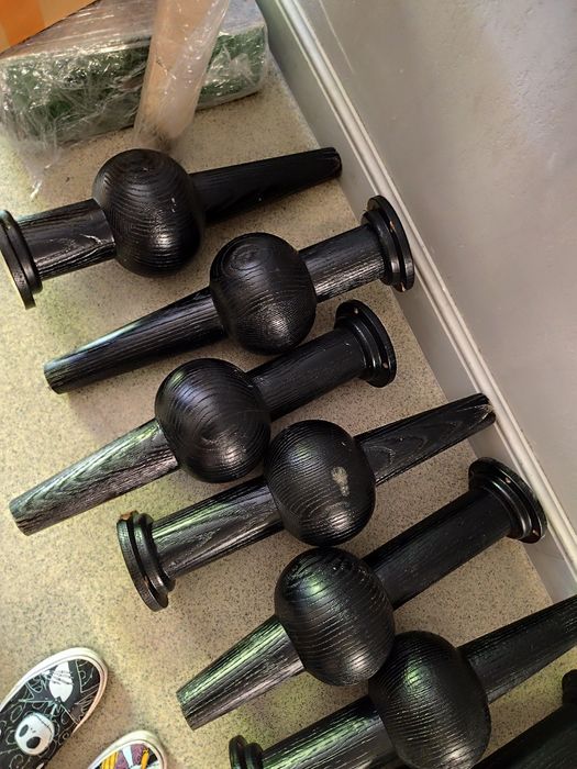 Drewniane Nogi do stolików toczone lite drewno 54 wys